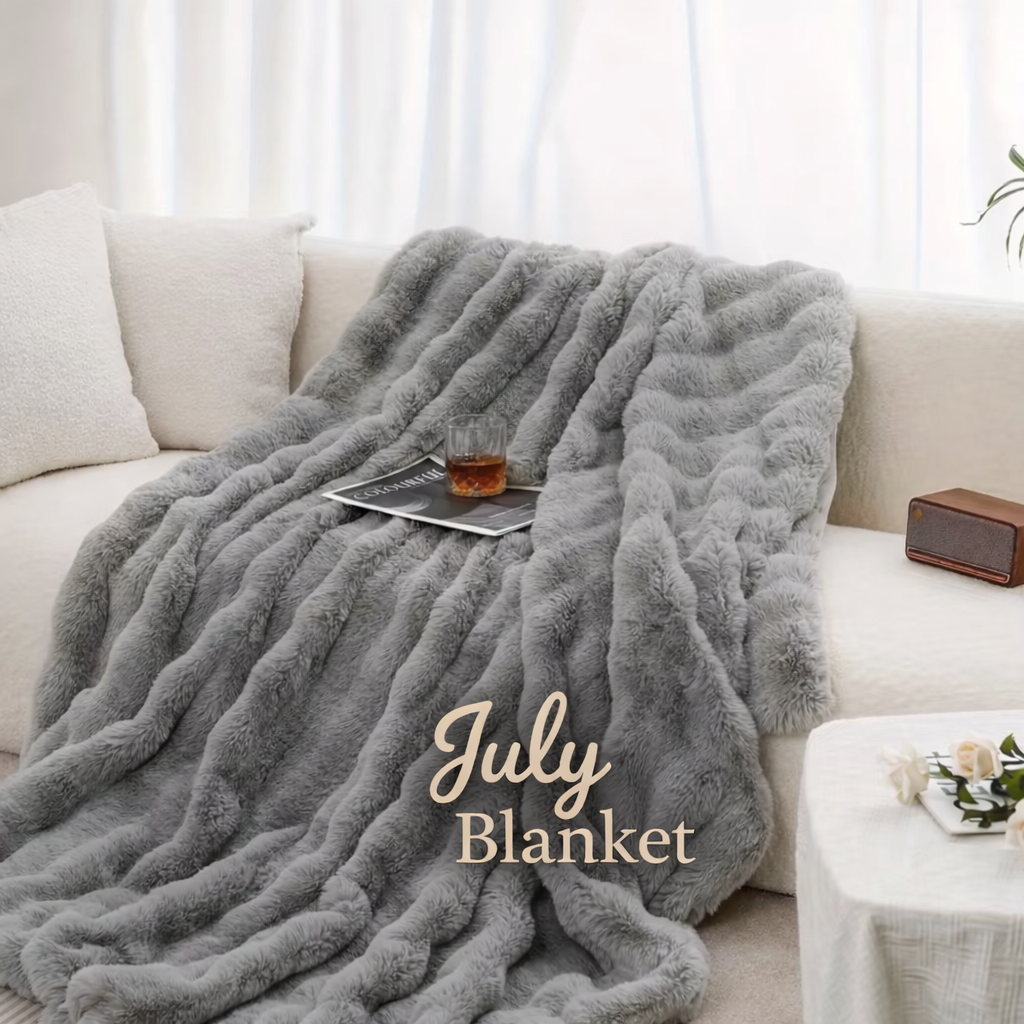 July Blanket™ – Signature Faux Rabbit Fleece Blanket