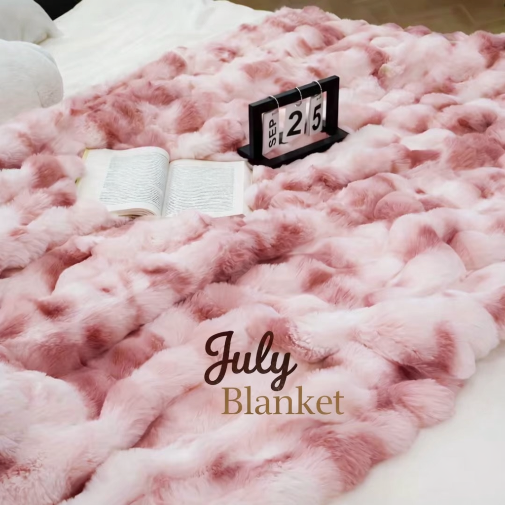 July Blanket™ – Signature Faux Rabbit Fleece Blanket