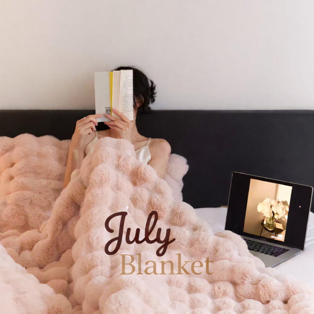 July Blanket™ – Signature Faux Rabbit Fleece Blanket