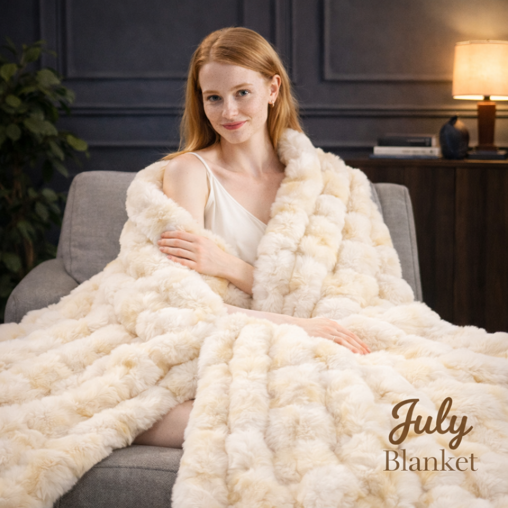 July Blanket™ – Signature Faux Rabbit Fleece Blanket