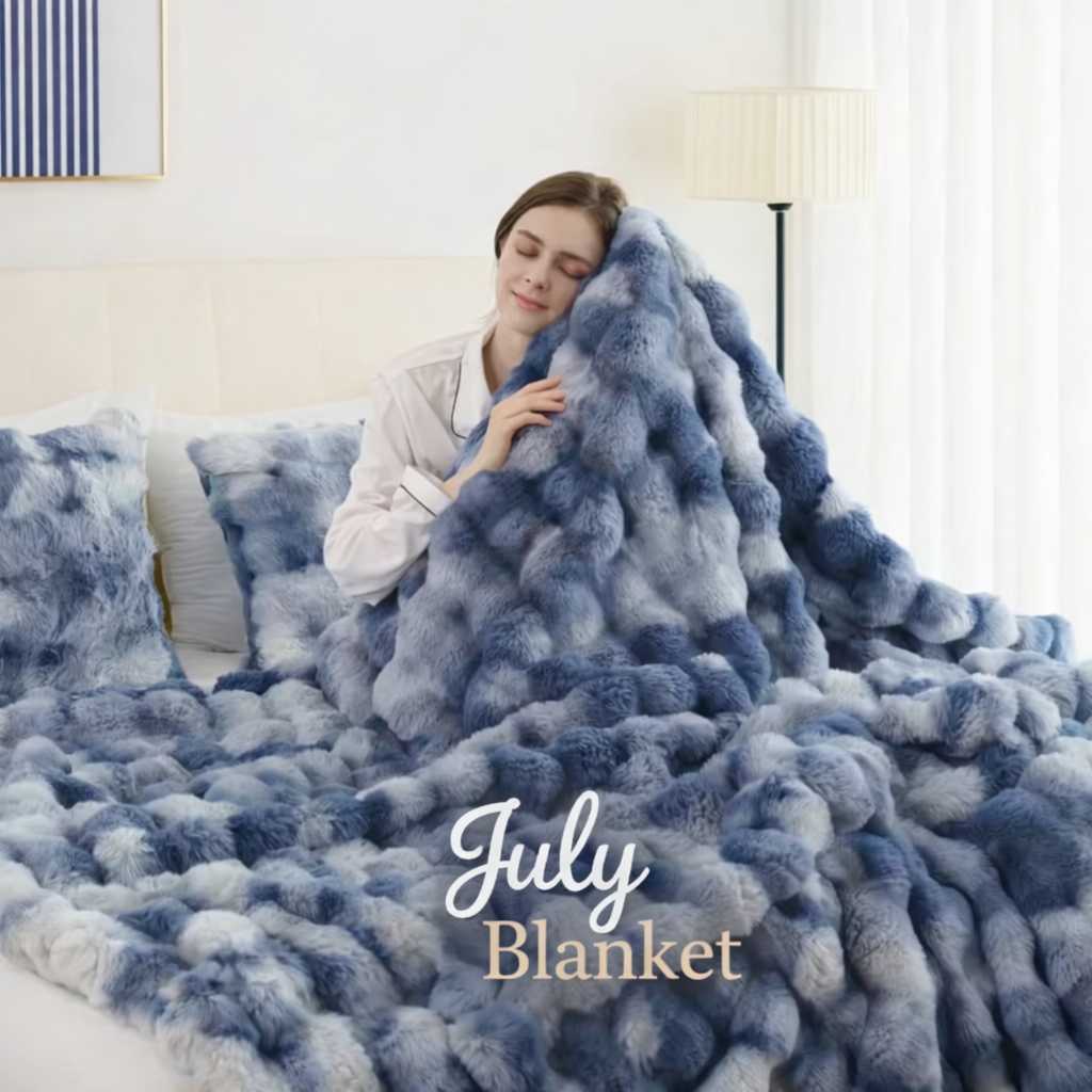 July Blanket™ – Signature Faux Rabbit Fleece Blanket
